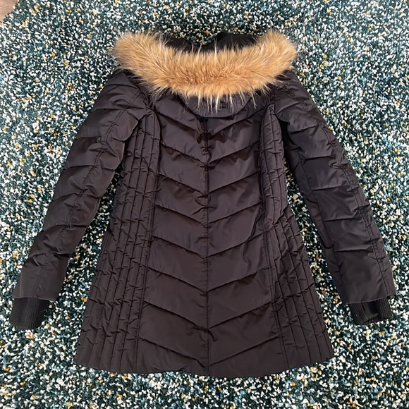 Tommy Hilfinger Women’s Faux Fur Trimmed Hooded Coat, Size XS - Picture 9 of 9